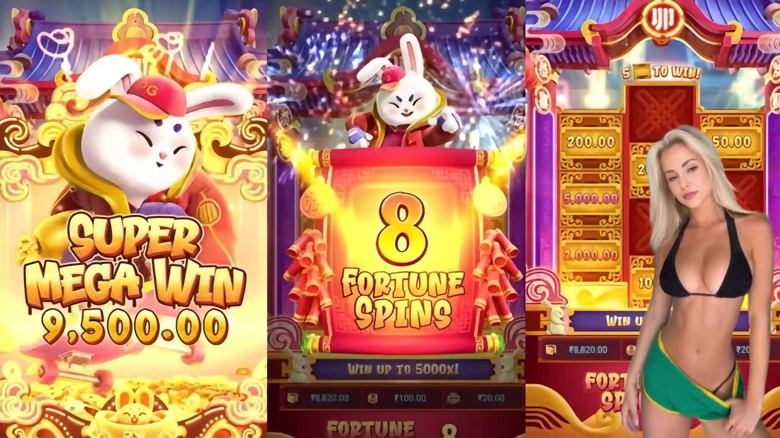 Wild Expansivo Fortune Rabbit egitopg - Coelho Dourado que Expande